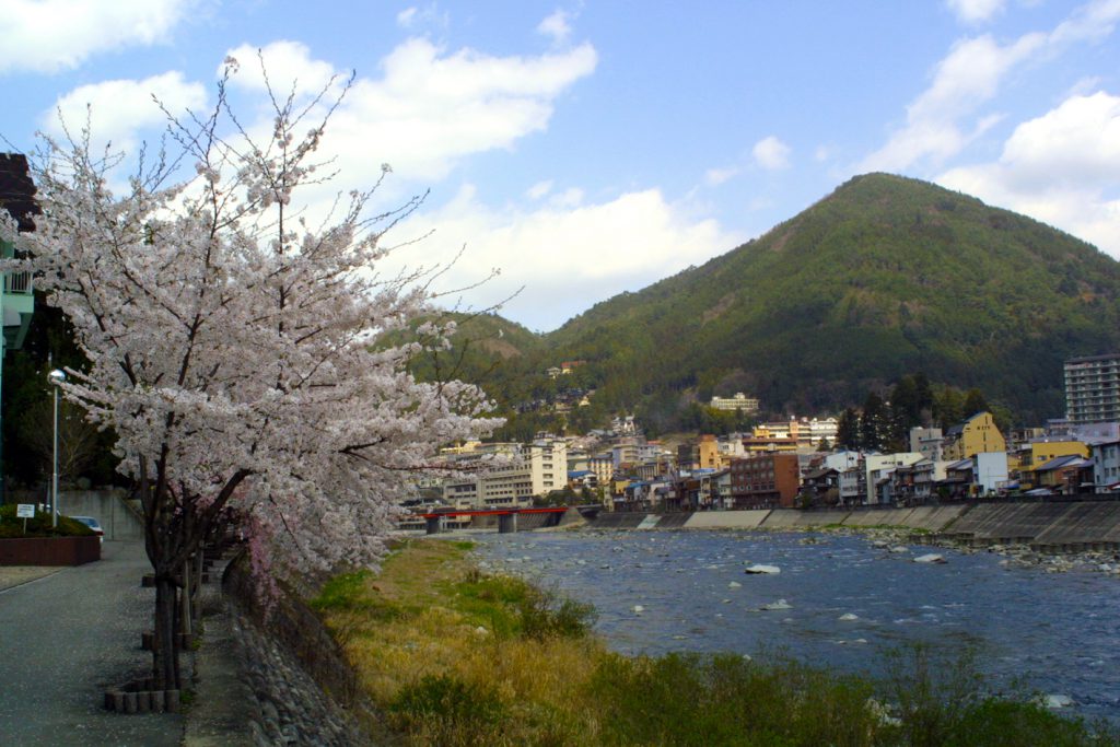 益田川の風景